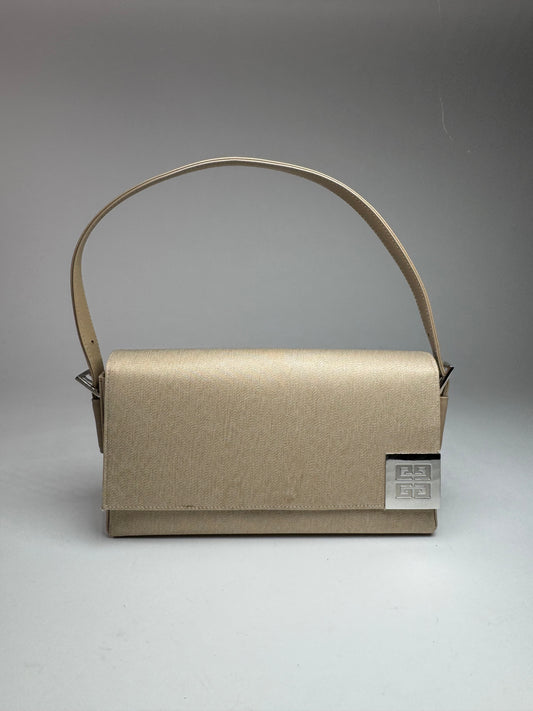 Vintage Givenchy 4G Baguette Bag Beige