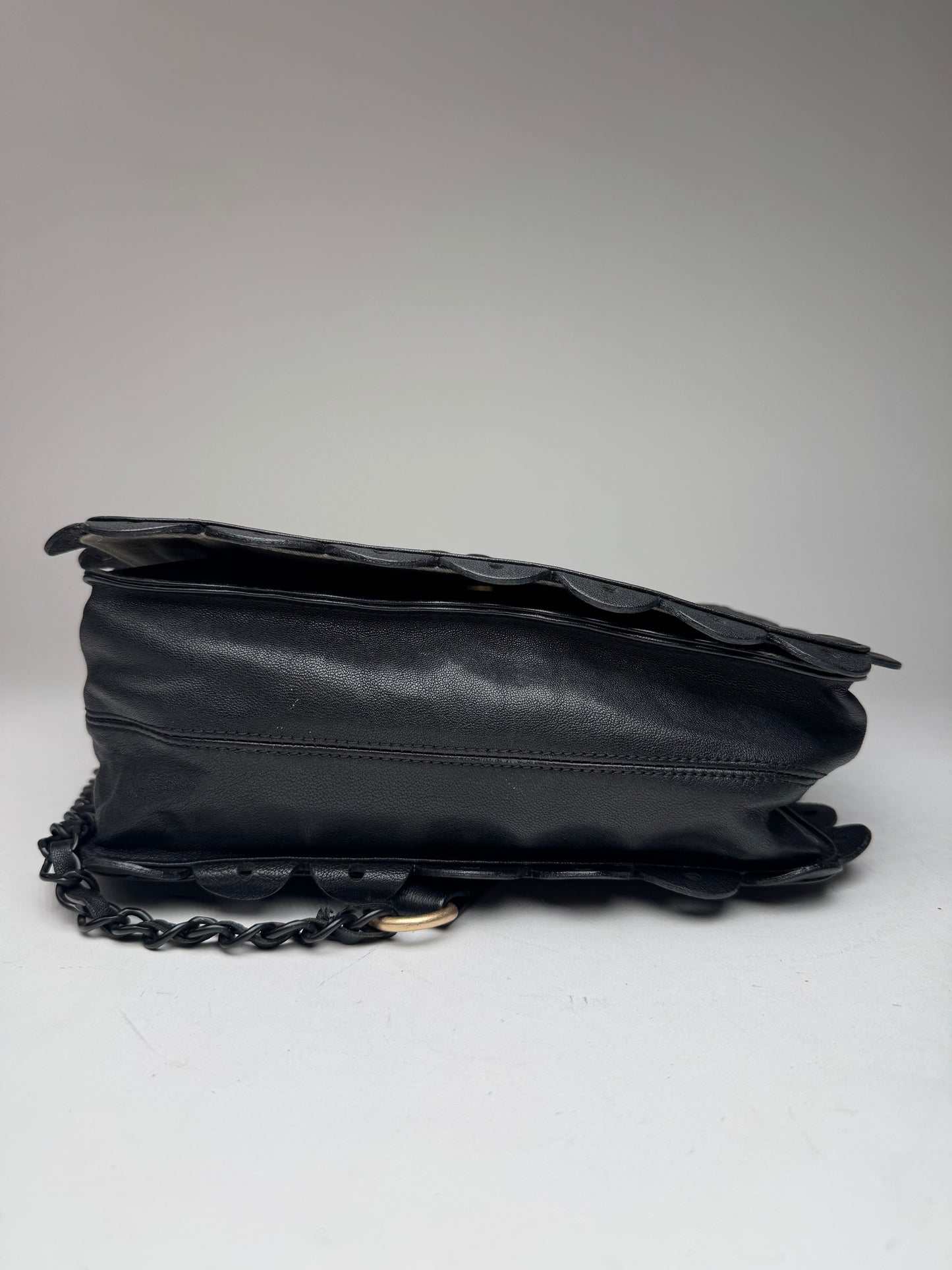 Vintage Chloe Leather Shoulder Bag black