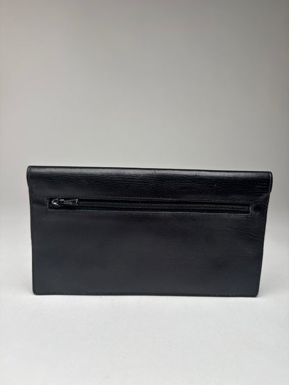 Vintage Givenchy GV3 Leather Clutch Black