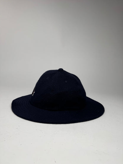 Vintage Pleats Please Wool Hat Marine