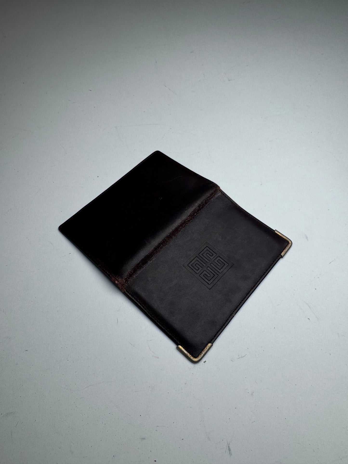 Vintage Givenchy Leather Card Holder Brown