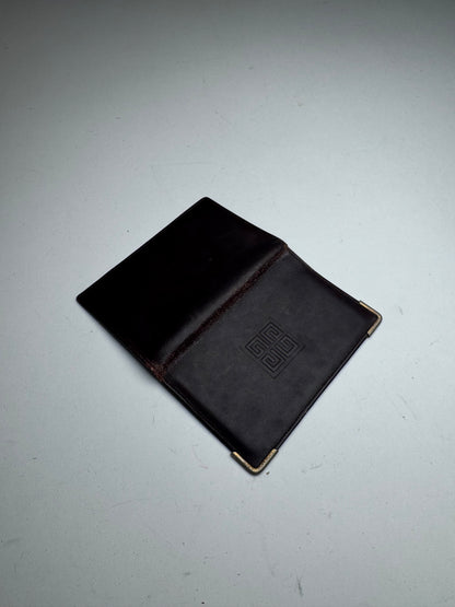 Vintage Givenchy Leather Card Holder Brown