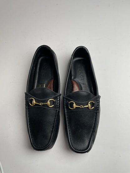 Vintage Gucci Horsebit Leather Loafer Black EU36,5