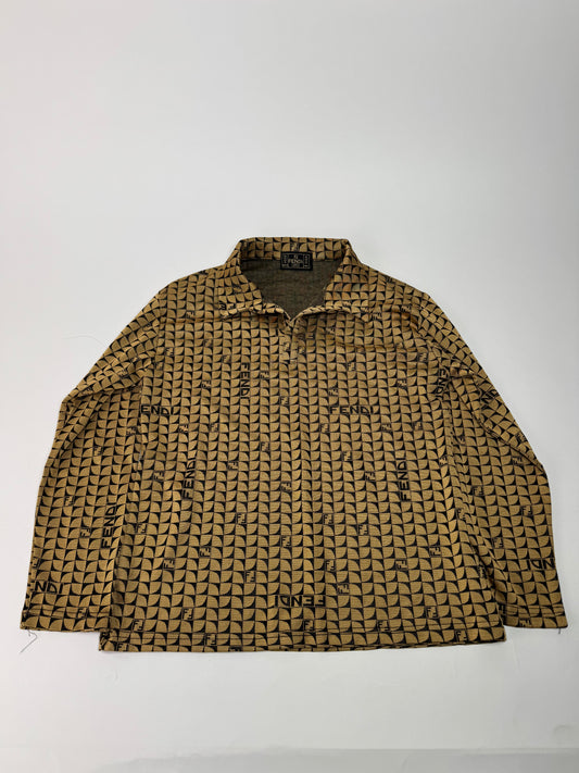 Vintage Fendi Roma Monogramm Sweater 38/M Golden