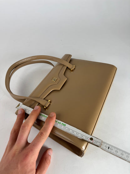 Vintage Givenchy 4G leather Bag caramel Brown