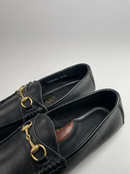 Vintage Gucci Horsebit Leather Loafer Black EU36,5