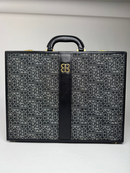 Vintage 70s Balenciaga Monogram Suitcase