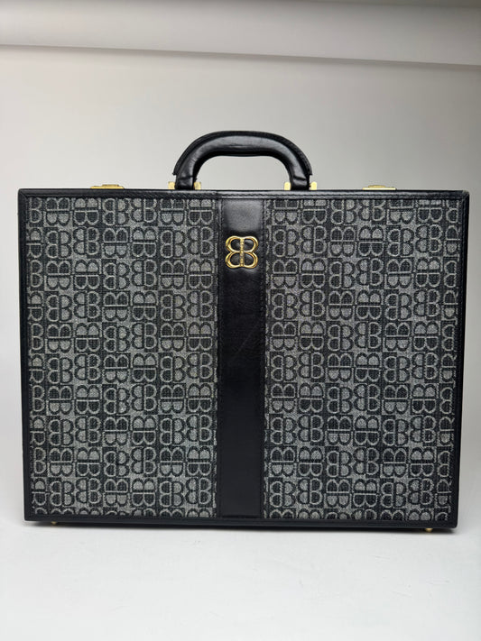 Vintage 70s Balenciaga Monogram Suitcase