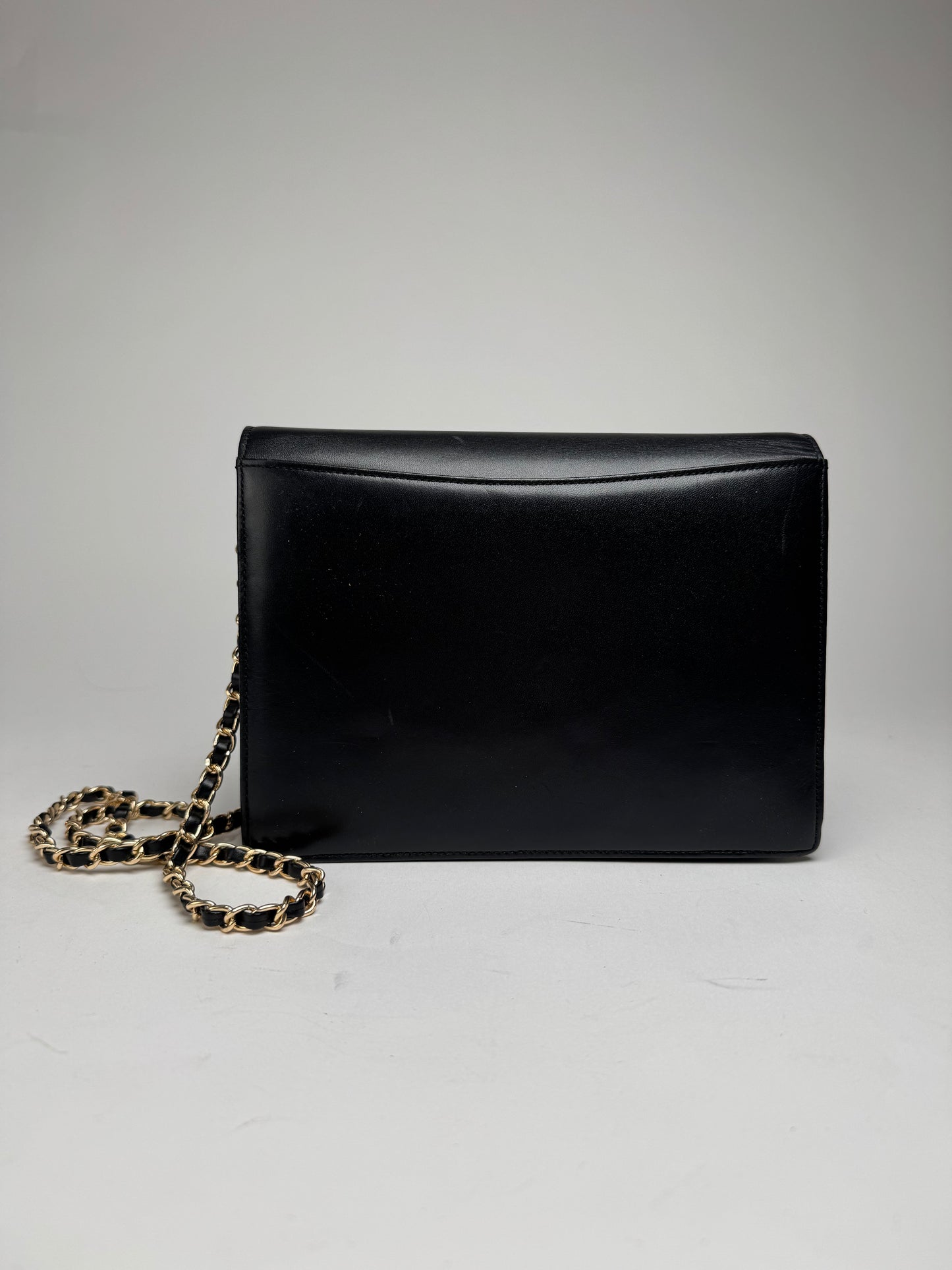 Vintage Givenchy Whip Bag Leather Black