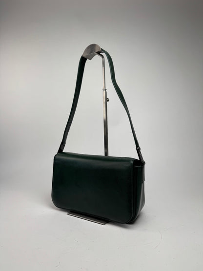 Vintage Givenchy 4G Leather Bag green
