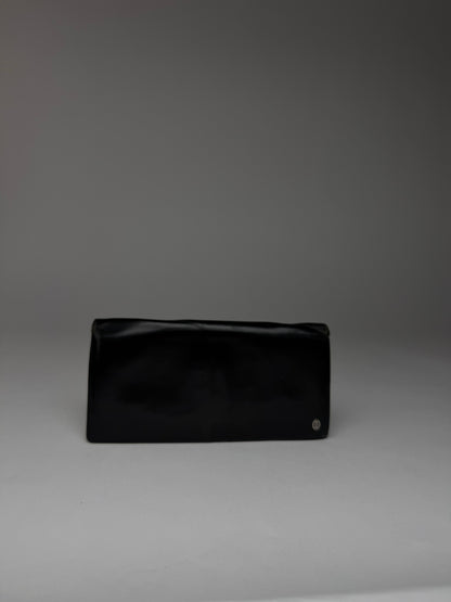Vintage Cartier Patent Leather ID Holder Black