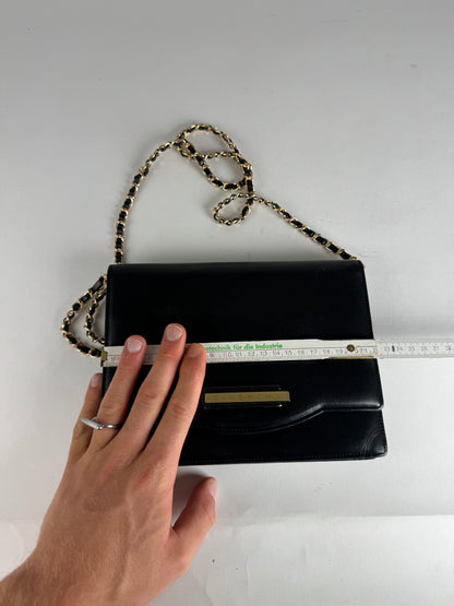 Vintage Givenchy Whip Bag Leather Black