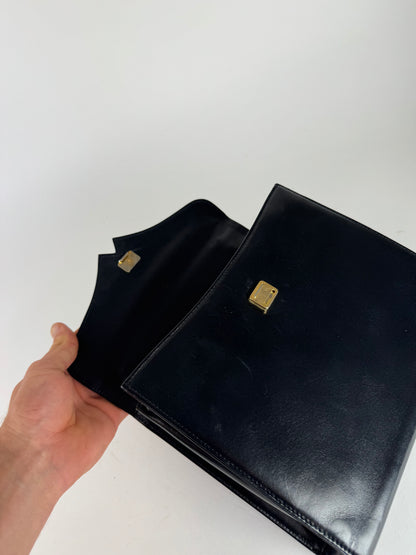 Vintage  Givenchy 4G Leather Bag black