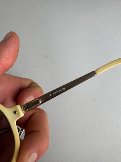 Vintage Loewe Madrid Aviator Sunglasses white