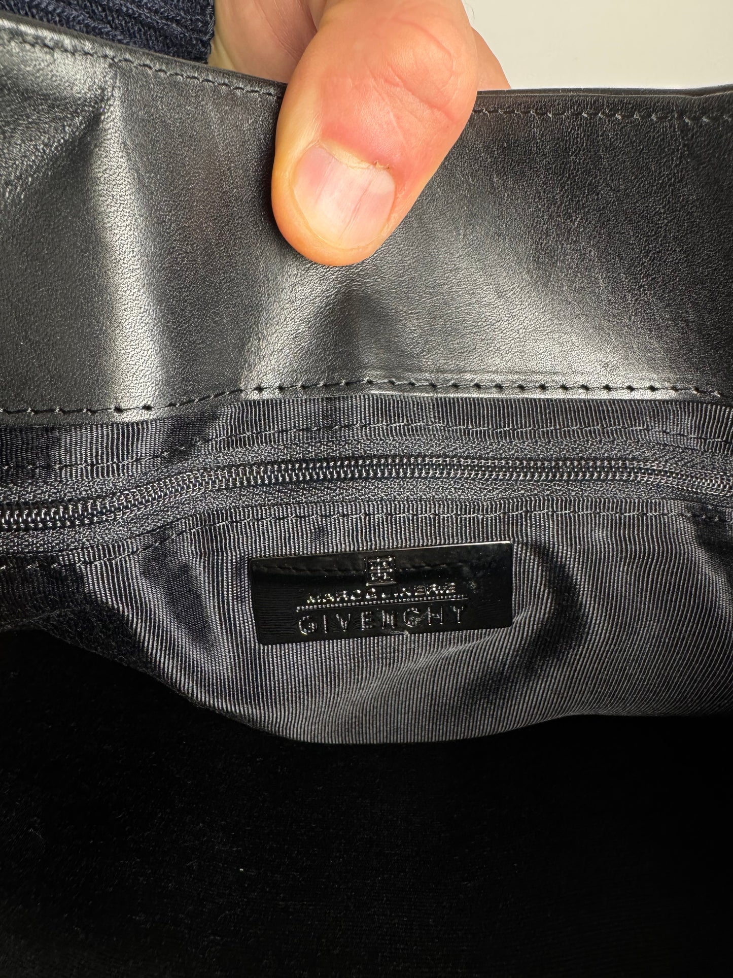 Vintage Givenchy Whip leather Bag black