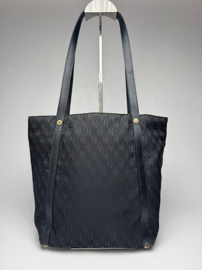 Vintage Bottega Veneta Monogramm Canvas Shopper