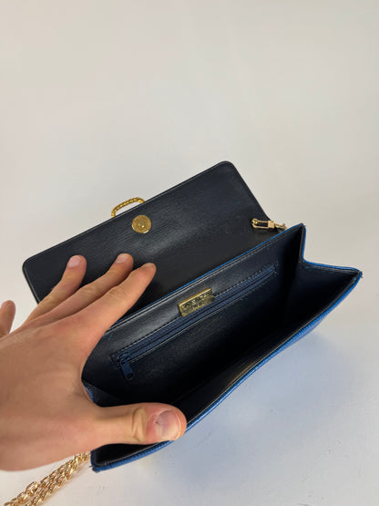 Vintage Givenchy 4G leather Bag Blue