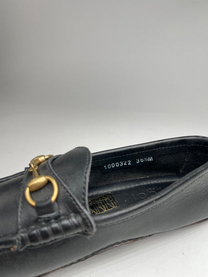 Vintage Gucci Horsebit Leather Loafer Black EU36,5