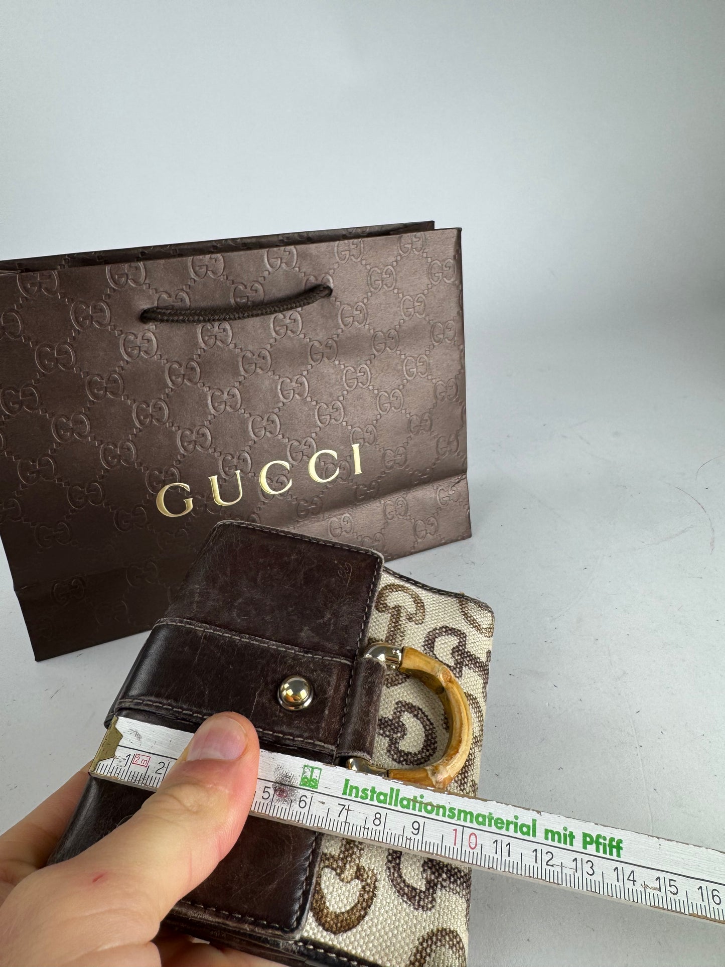 Vintage Gucci Monogram Horsebit Wallet