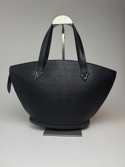 Vintage Louis Vuitton Saint Jacques Bag EPI Leather black
