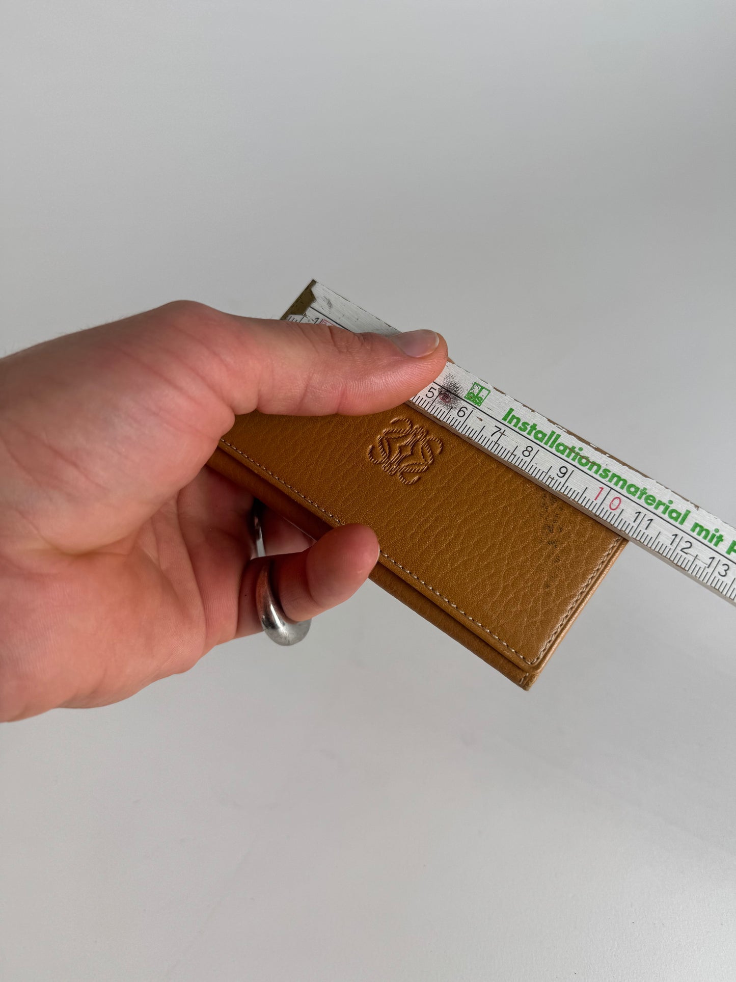 Vintage Loewe Madrid Leather Key Holder Orange