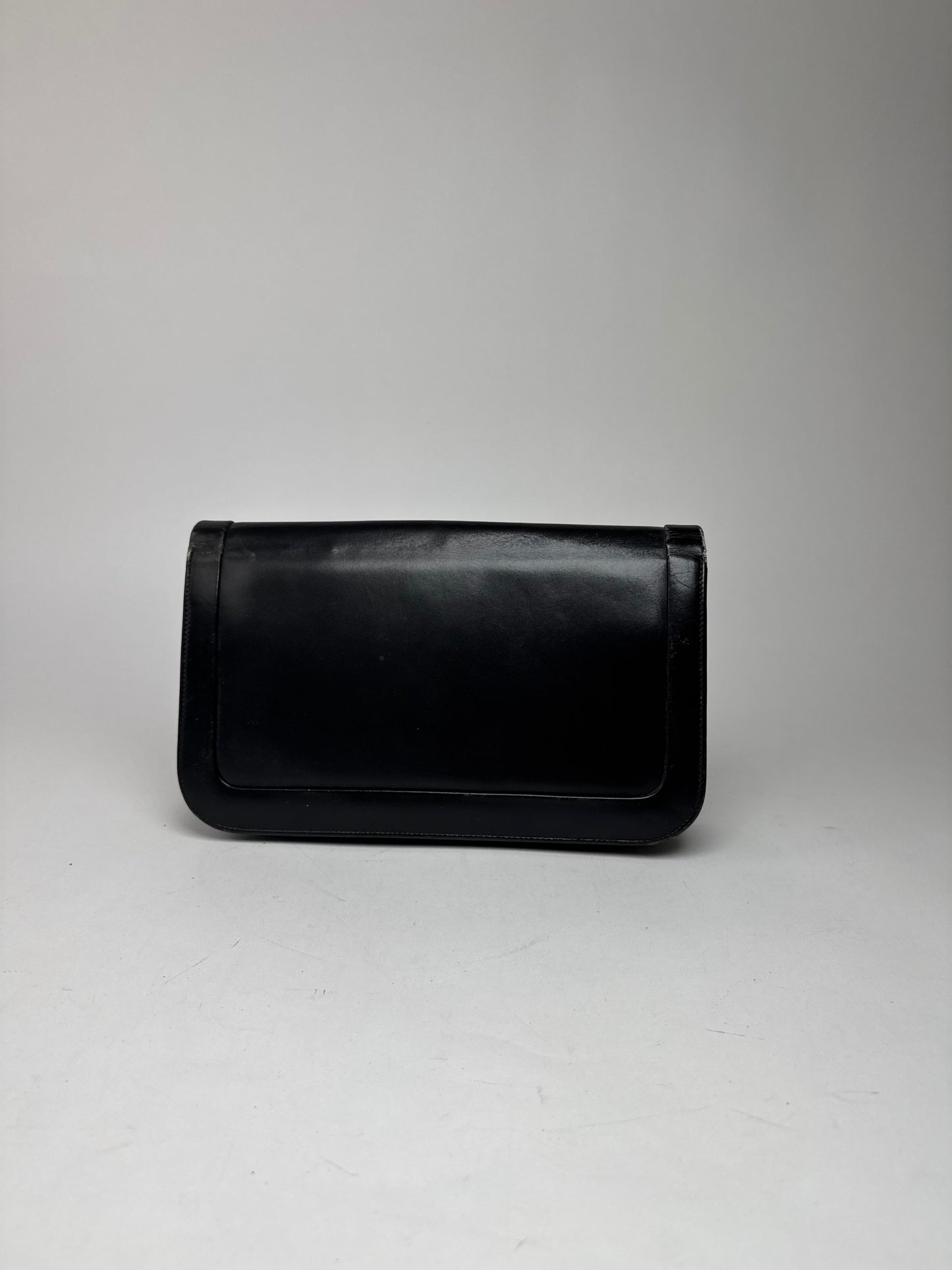 Vintage Givenchy Leather Clutch Black