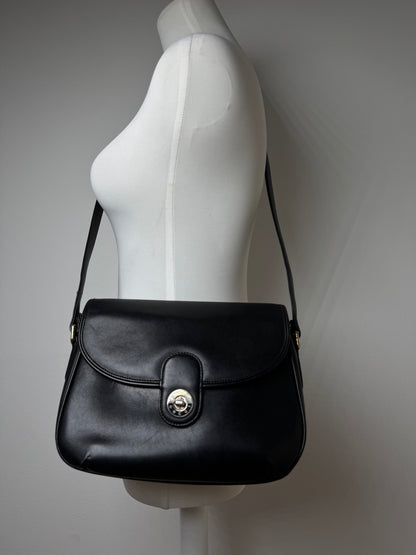 Vintage Gucci 2 Way Leather bag black