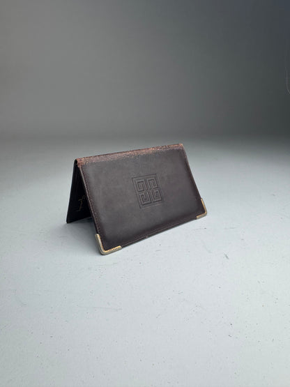 Vintage Givenchy Leather Card Holder Brown