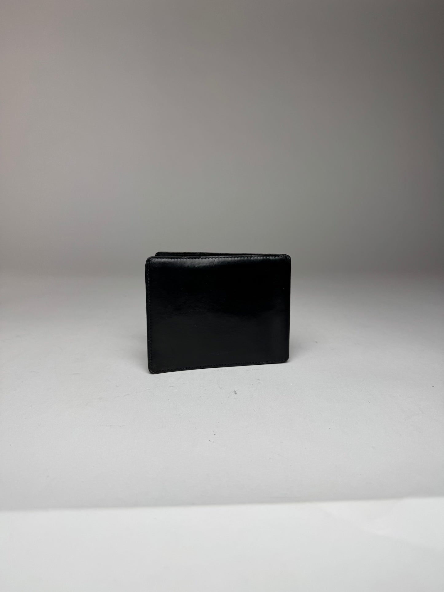 Vintage Cartier Leather Card Holder Black