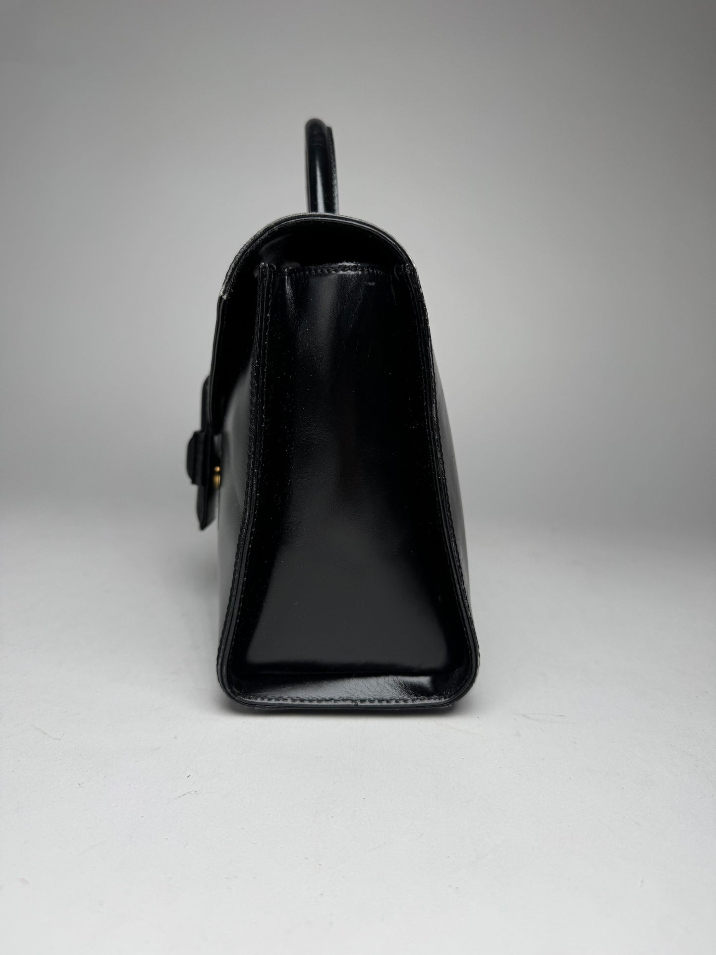 Vintage Loewe Madrid Puzzle Leather Bag black