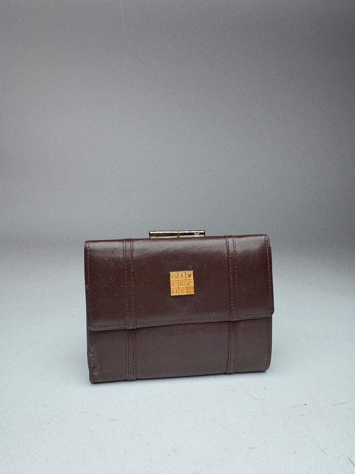 Vintage Givenchy Leather Wallet Brown
