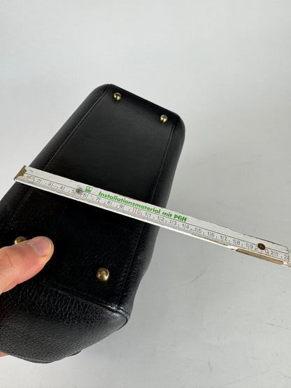 Vintage Cartier Leather Bag Black