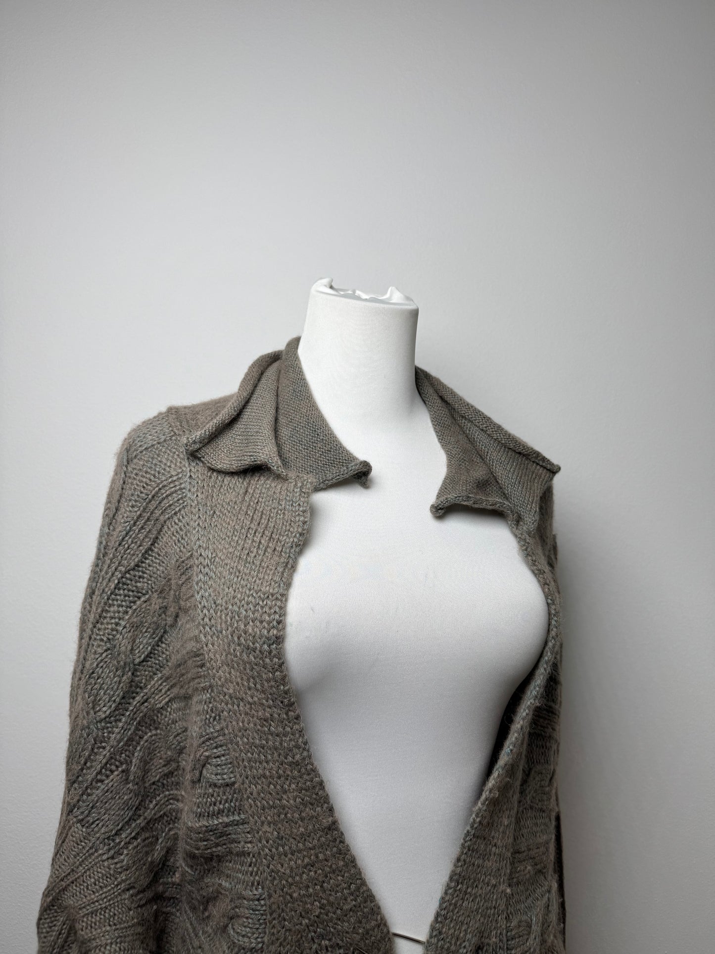 Vintage Yohji Yamamoto Wool Coat Gray 38/M