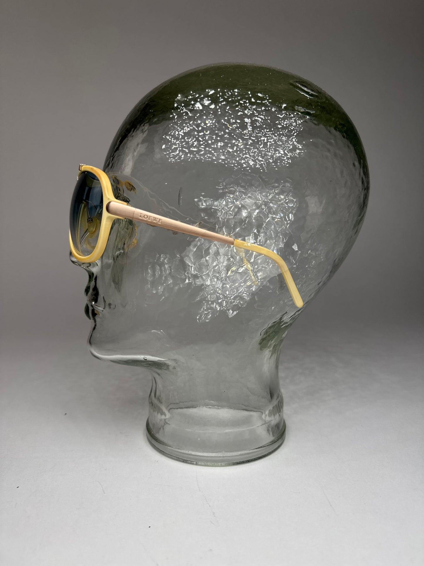 Vintage Loewe Madrid Aviator Sunglasses white