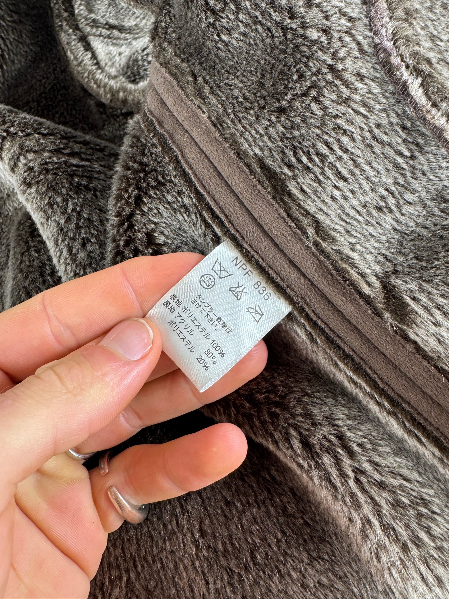 Vintage Kansai Yamamoto Leather Fur Jacket 40/L Unisex Brown