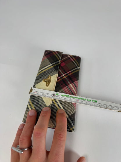 Vintage Vivienne Westwood Checked Leather Wallet