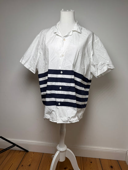 Acne Studios Summer Shirt White Navy Striped 52/L
