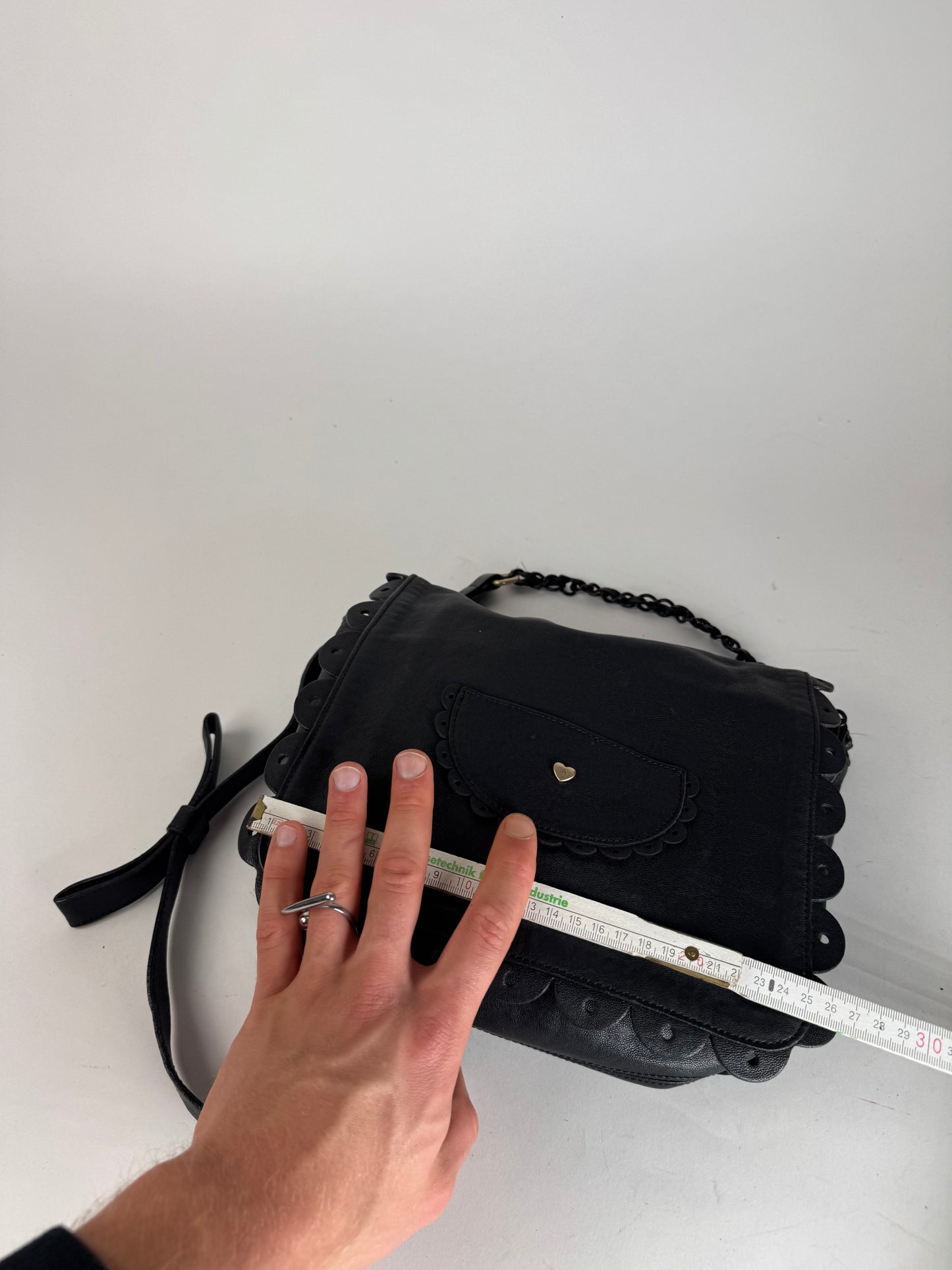 Vintage Chloe Leather Shoulder Bag black