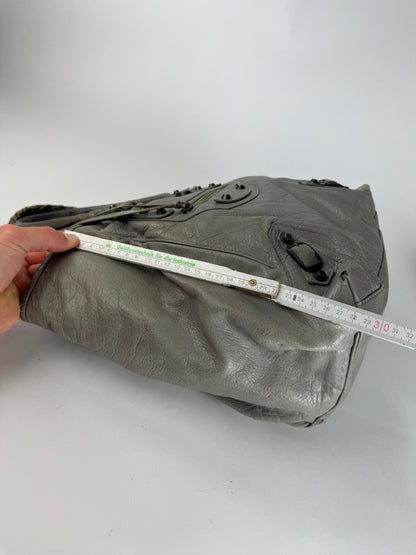 Vintage Balenciaga City Bag Shopper Grey