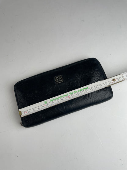 Vintage Loewe Madrid Puzzle Leather Wallet Black