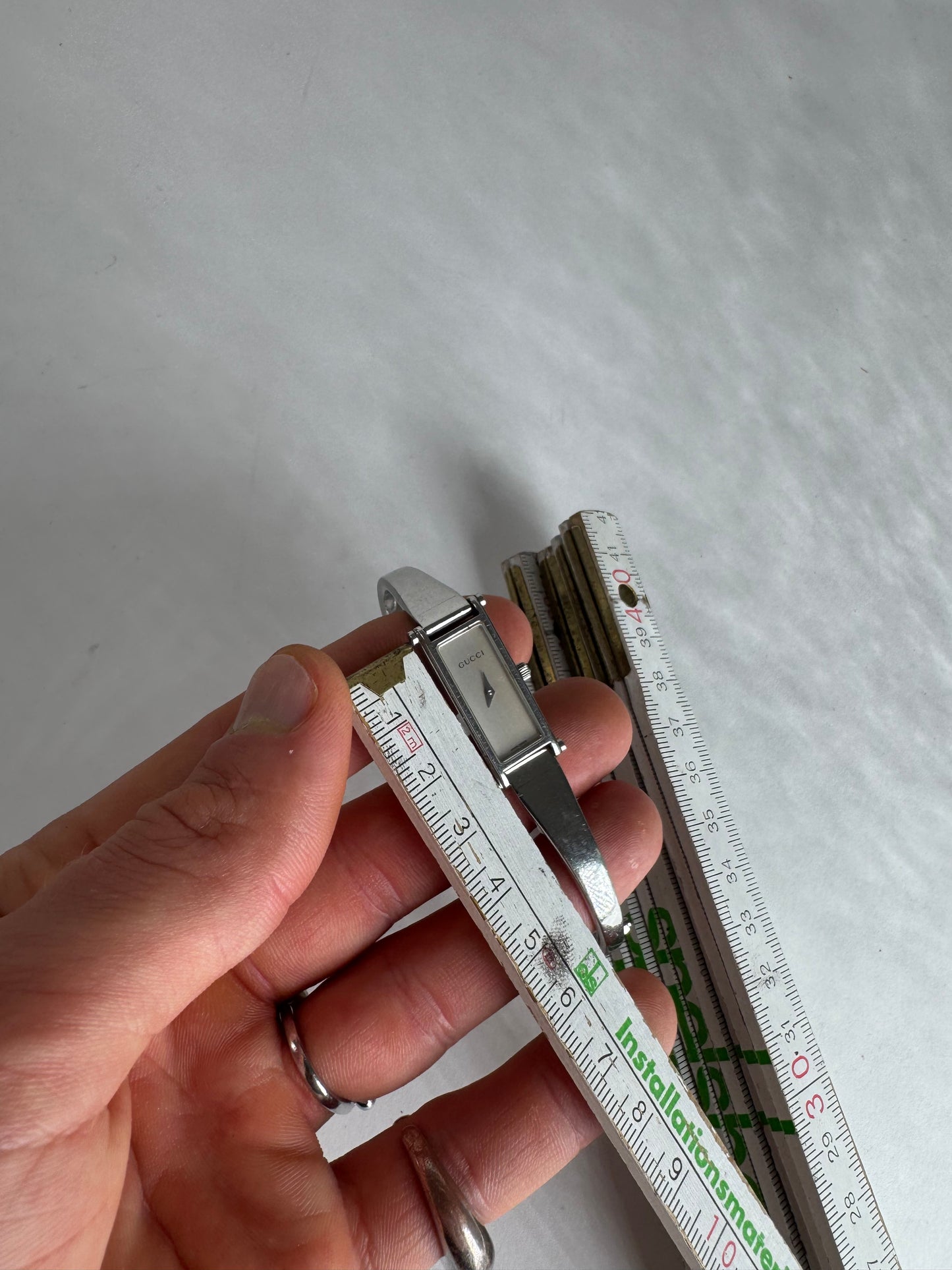 Vintage Gucci Horsebit Watch Steel Silver