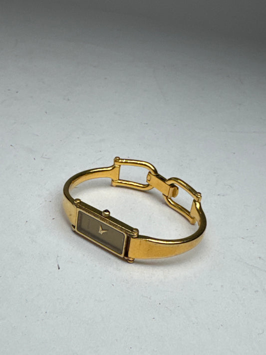 Vintage Gucci Horsebit Watch steel golden