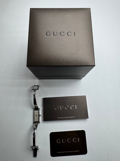 Vintage Gucci Horsebit Watch Steel Silver