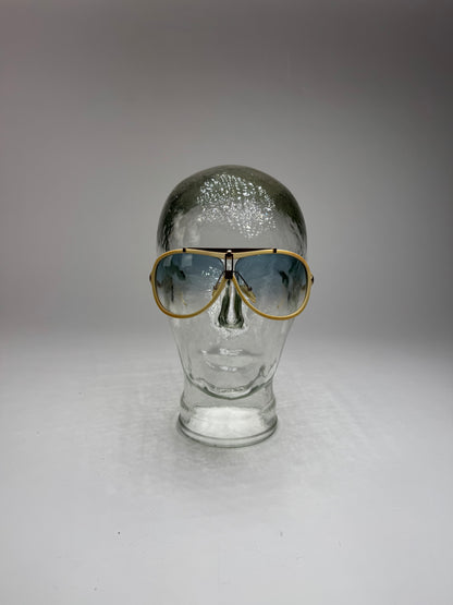 Vintage Loewe Madrid Aviator Sunglasses white