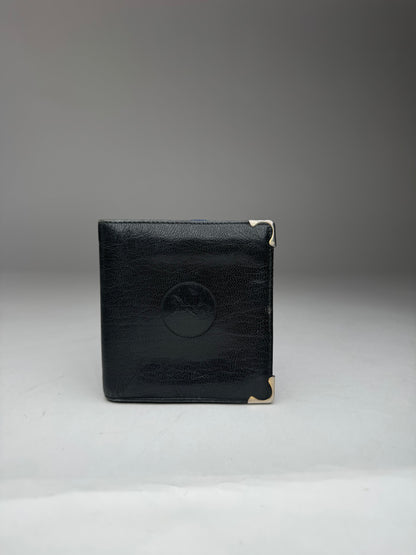 Vintage Celine Paris Triomphe Leather Wallet black
