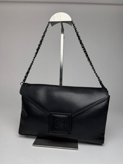 Vintage Givenchy 4G Leather Bag Black