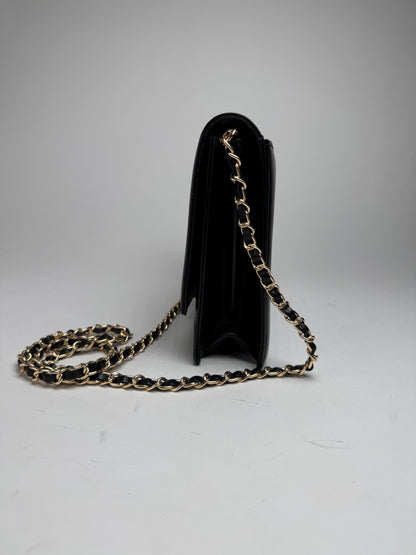 Vintage Givenchy Whip Bag Leather Black