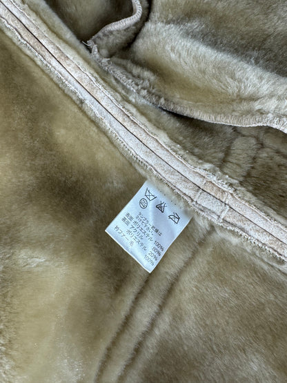 Parka en fourrure vintage Kansai Yamamoto unisexe beige M/L