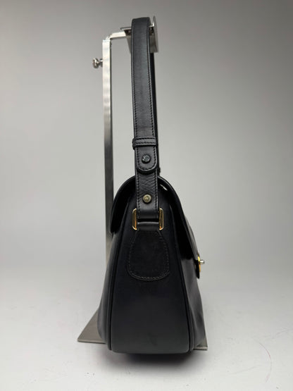 Vintage Gucci 2 Way Leather bag black