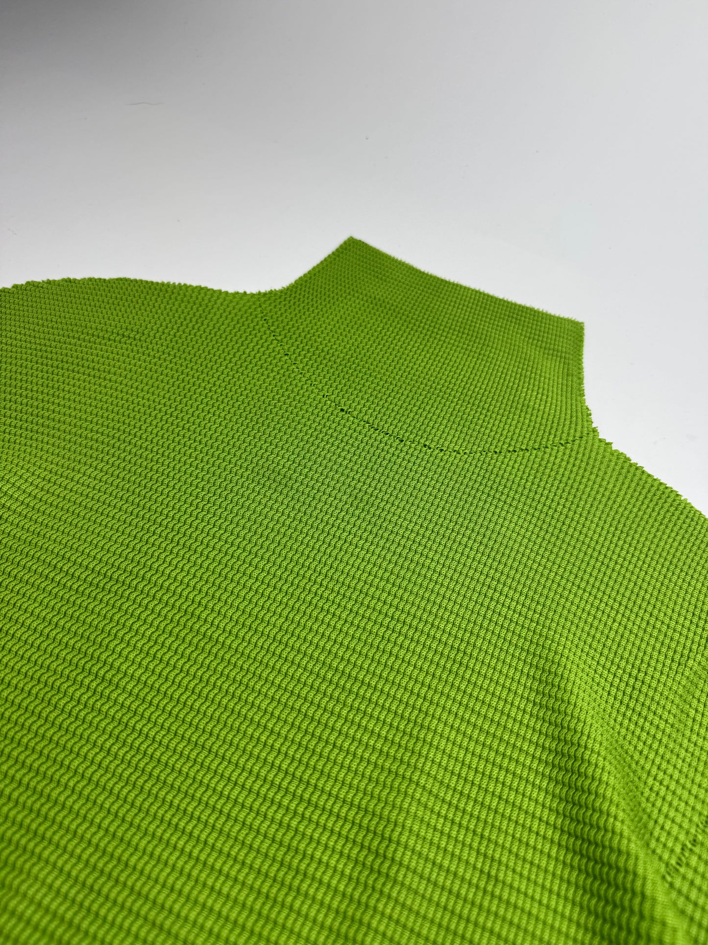 Vintage Issey Miyake Pleated Turtleneck Sweater 38/M Green